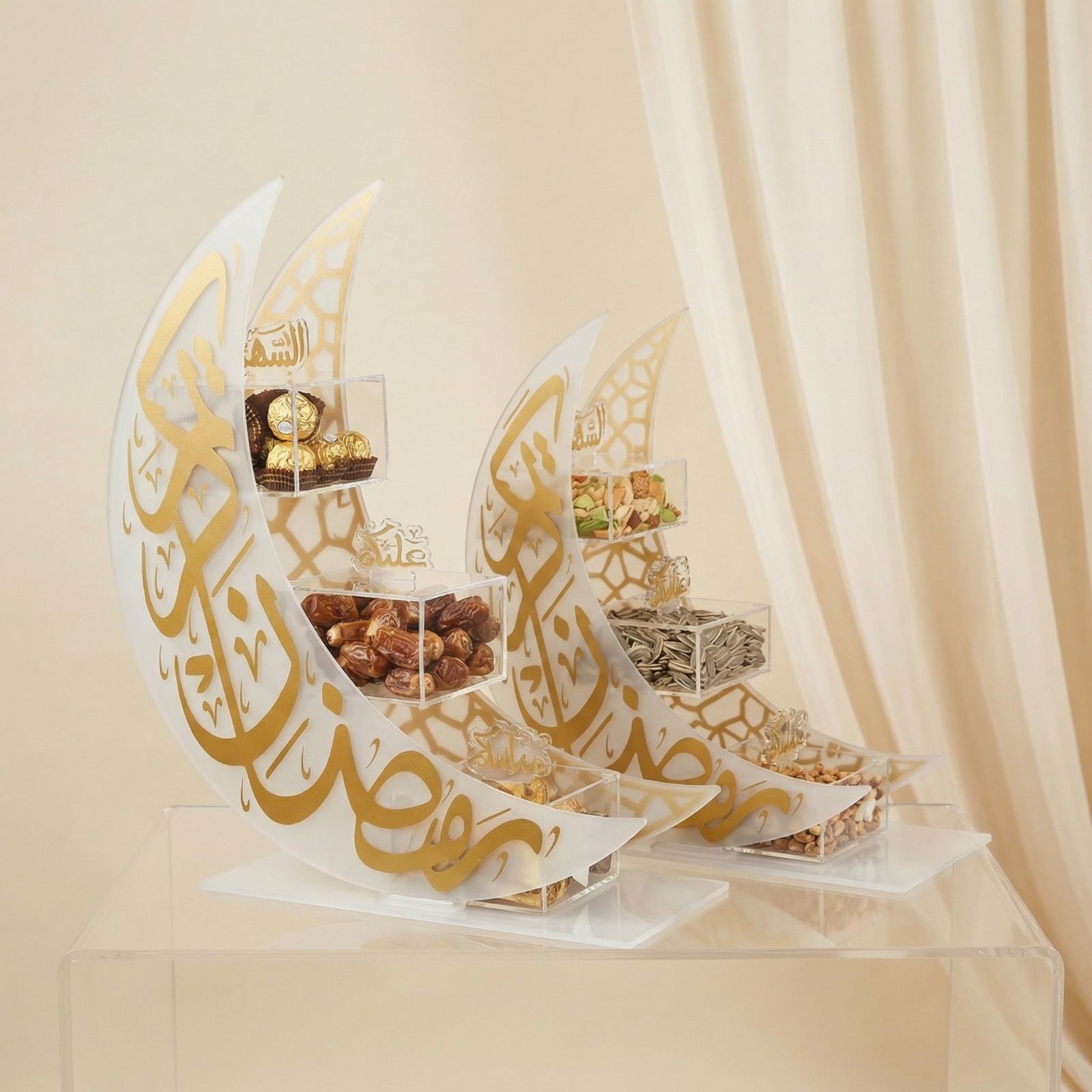 Présentoir Croissant Ramadan – Élégance & Générosité